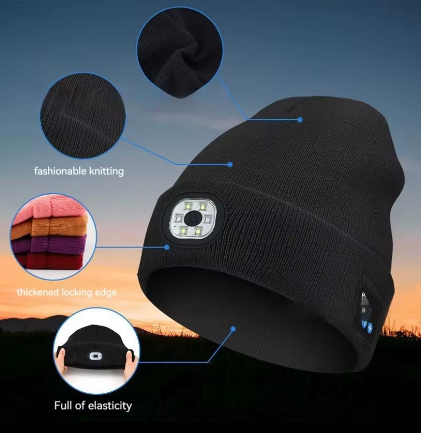Wool Bluetooth Led Light cap