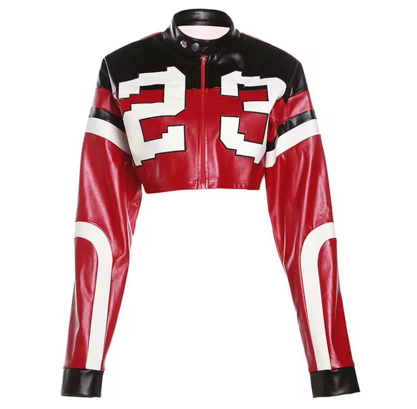 BTRON Street Racer Cropped Cotton Jacket