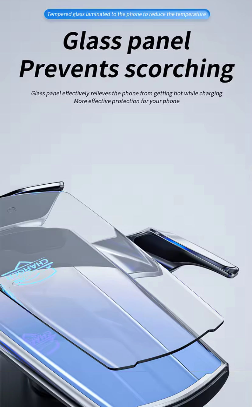 Smart wireless charging car phone holder