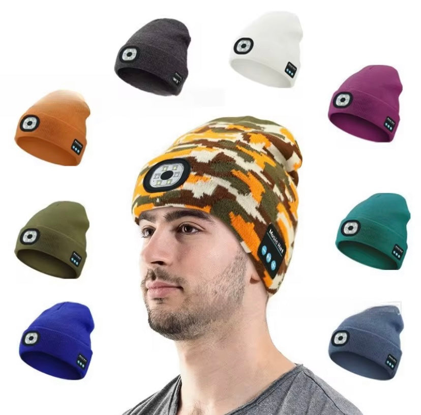 Wool Bluetooth Led Light cap