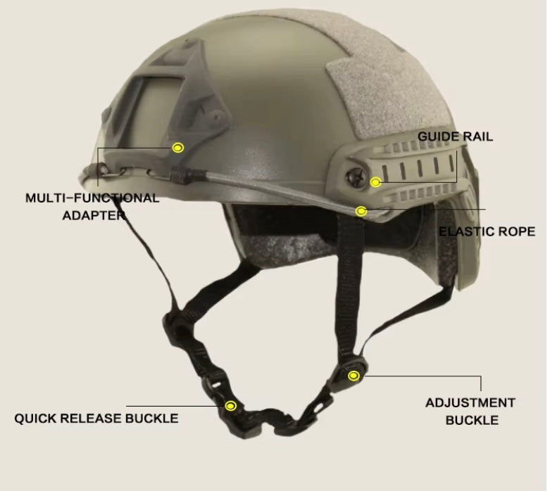 High Cut Tactical Helmet