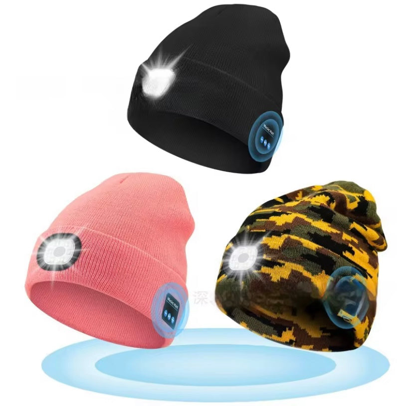 Wool Bluetooth Led Light cap