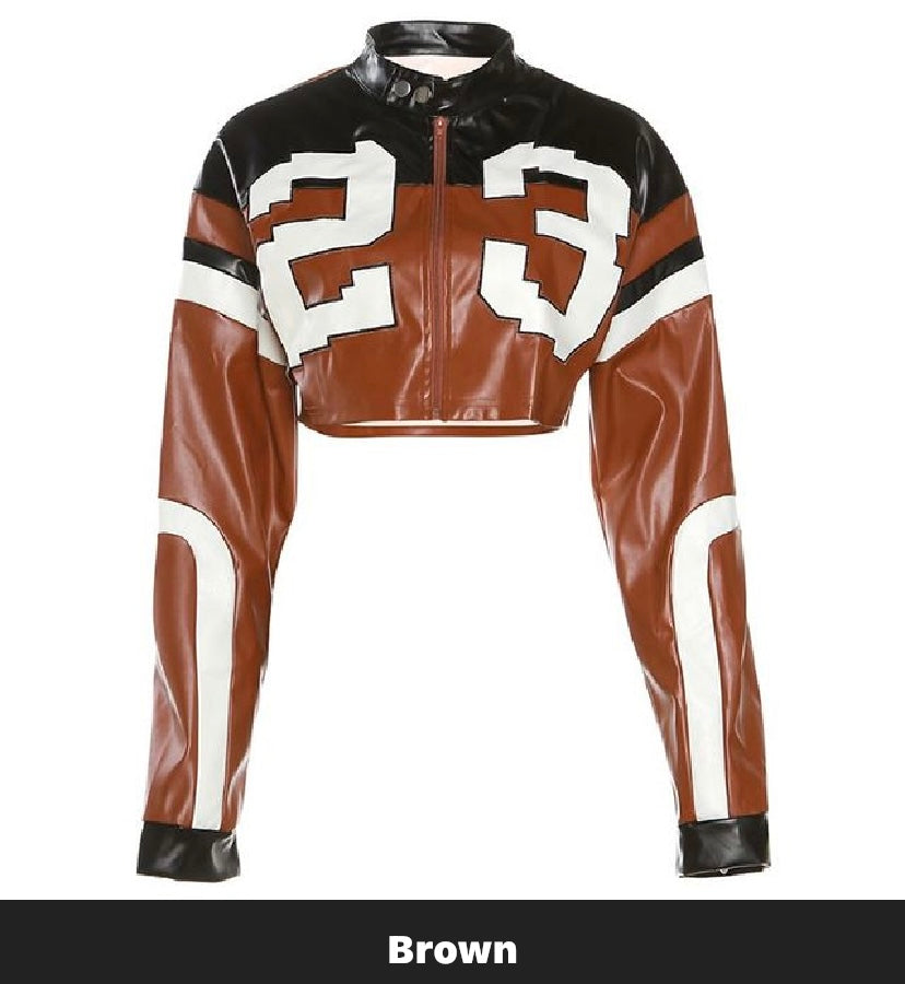 BTRON Street Racer Cropped Cotton Jacket