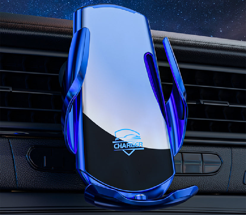 Smart wireless charging car phone holder