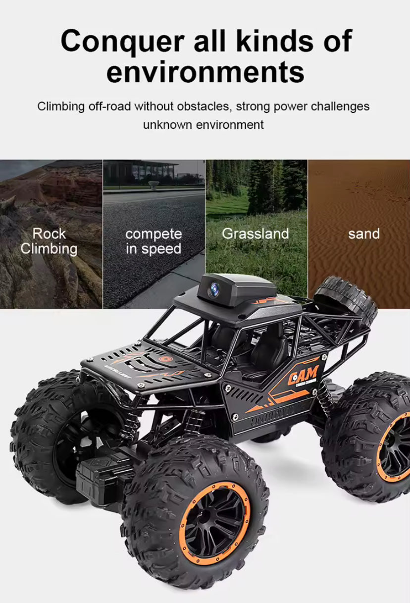 4WD Alloy HD Camera Rock Crawler RC Car
