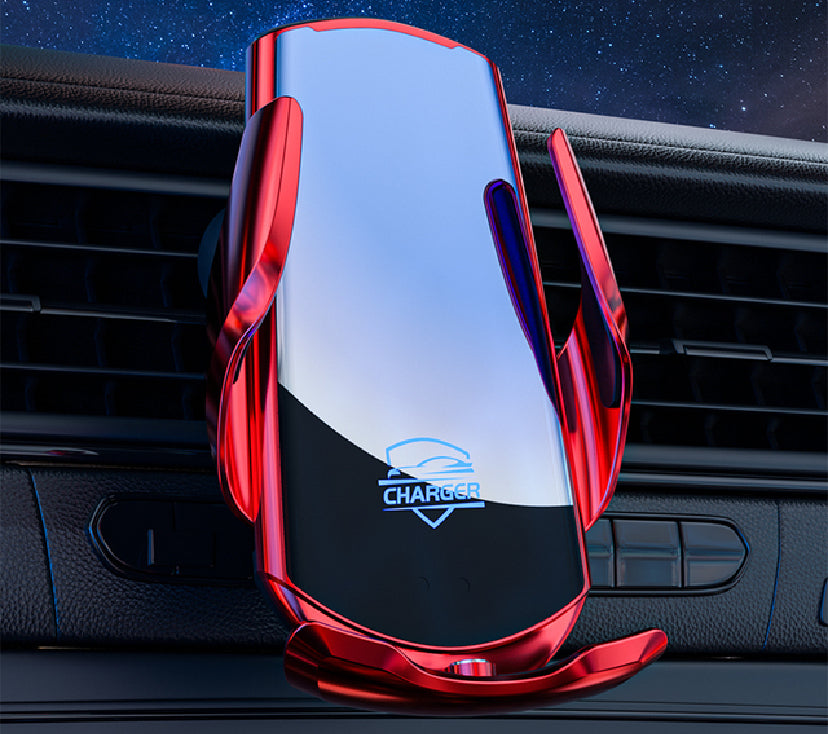 Smart wireless charging car phone holder